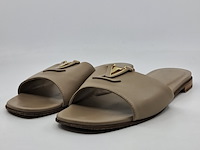 Slippers, louis vuitton, taupe, maat 39