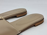 Slippers, louis vuitton, taupe, maat 39 - afbeelding 4 van  10