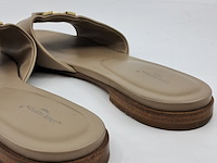 Slippers, louis vuitton, taupe, maat 39 - afbeelding 5 van  10