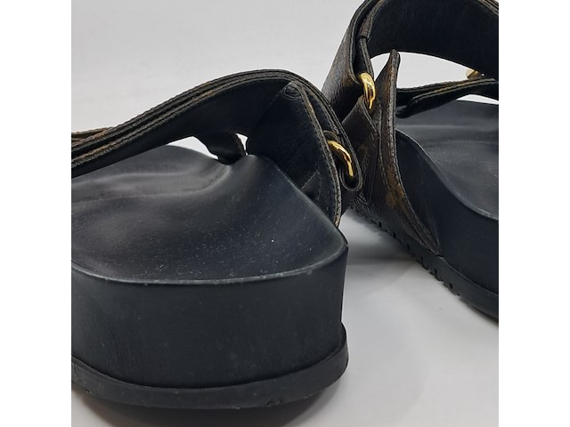 Slippers, louis vuitton, taupe, maat 39 - afbeelding 6 van  10