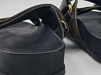 Slippers, louis vuitton, taupe, maat 39 - afbeelding 6 van  10