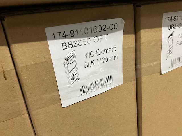 Slk 1120mm inbouwreservoir (5x) - afbeelding 4 van  5