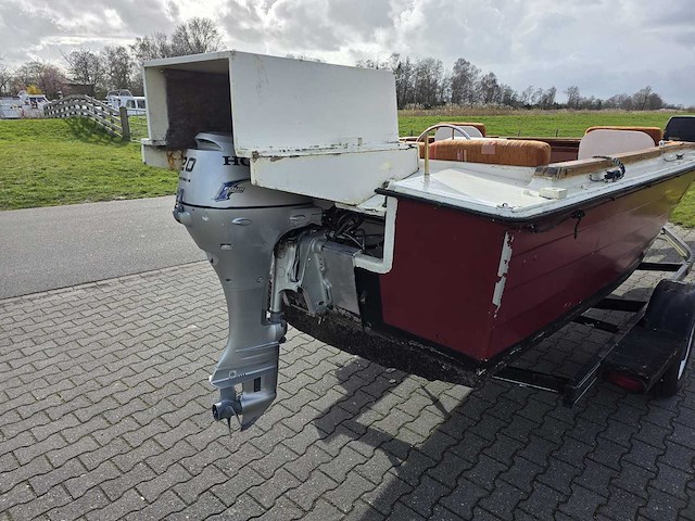 Sloep - aquatrail trailer - sloep met trailer en honda 20 pk 4-takt buitenboordmotor - afbeelding 2 van  56