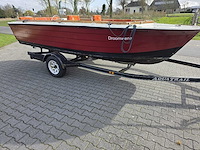 Sloep - aquatrail trailer - sloep met trailer en honda 20 pk 4-takt buitenboordmotor