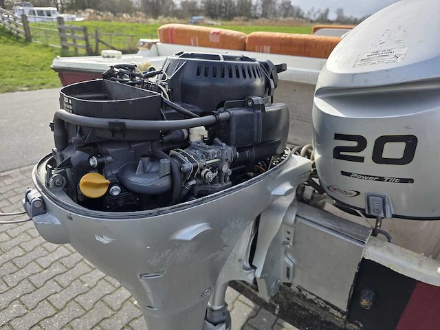 Sloep - aquatrail trailer - sloep met trailer en honda 20 pk 4-takt buitenboordmotor - afbeelding 47 van  56