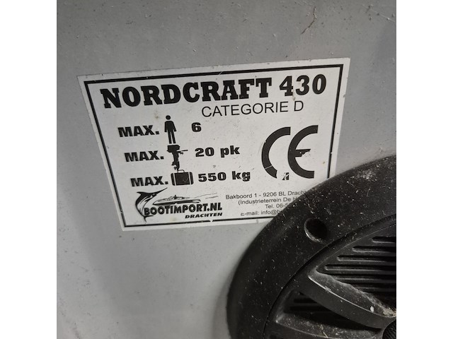 Sloep met buitenboordmotor, nordcraft, 430, 2011 - afbeelding 20 van  29