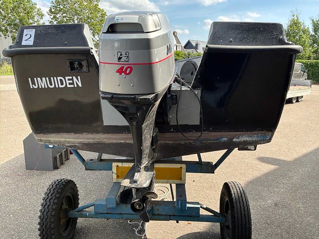 Sloep met trailer en motor - afbeelding 7 van  34