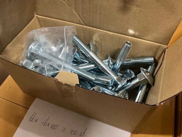 Slotbout m16x120 mm (750 stuks) - afbeelding 3 van  3