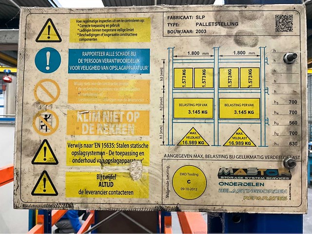 Slp inhaak palletstelling - afbeelding 3 van  3