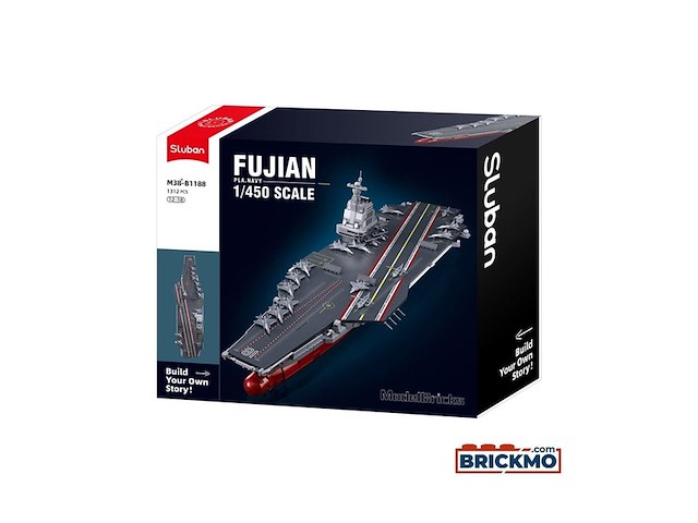 Sluban m38b1188 modelstenen 1/450 vliegdekschip shandong - afbeelding 1 van  1