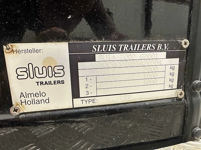 Sluis pto paardentrailer wj-zn-31 - afbeelding 4 van  9