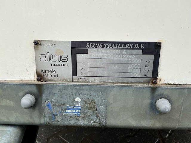 Sluis trailers - pt 2 - paardentrailer - afbeelding 2 van  10