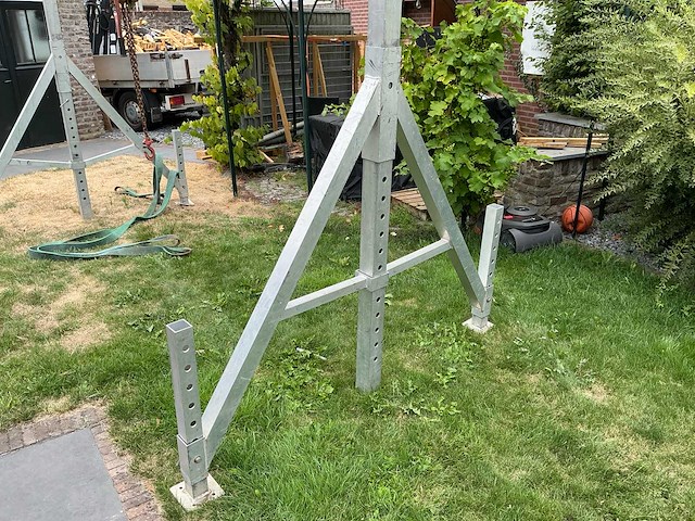 Sm-geräte aluminium portaalkraan 1.500 kg – verstelbaar – overspanning 4 m - afbeelding 14 van  14