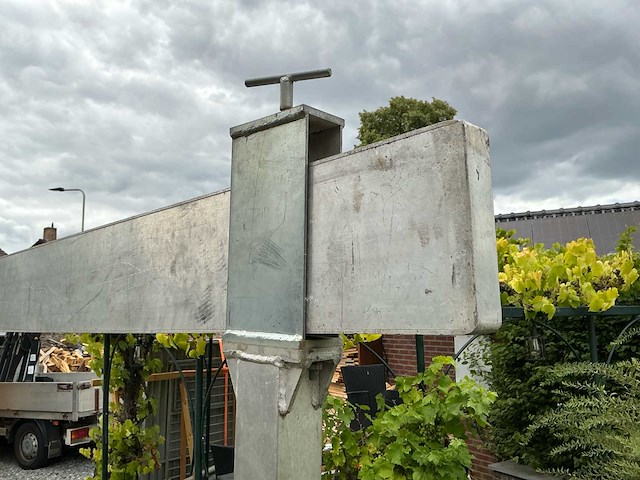 Sm-geräte aluminium portaalkraan 1.500 kg – verstelbaar – overspanning 4 m - afbeelding 1 van  14