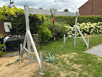 Sm-geräte aluminium portaalkraan 1.500 kg – verstelbaar – overspanning 4 m