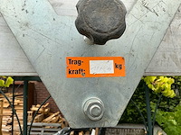 Sm-geräte aluminium portaalkraan 1.500 kg – verstelbaar – overspanning 4 m - afbeelding 4 van  14