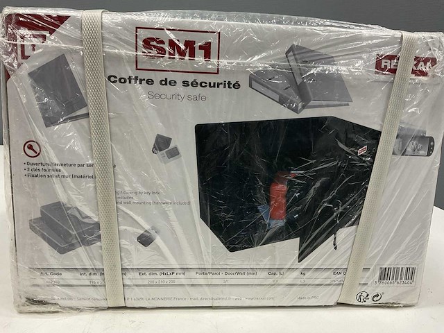 Sm1 reskal - fa62340 - kluis 7,9 liter 31x20x20 cm - afbeelding 1 van  1