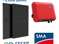 Sma sunny boy 1.5 met 4 zonnepanelen