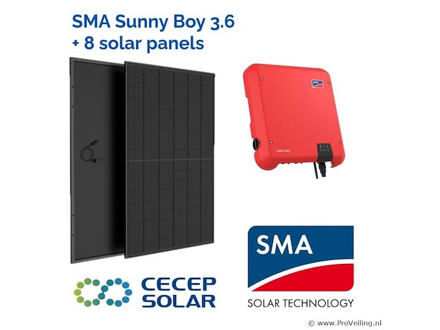 Sma sunny boy 3.6 met 10 zonnepanelen - afbeelding 1 van  12