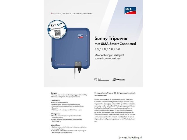 Sma sunny tripower 3.0 met 8 zonnepanelen - afbeelding 7 van  10