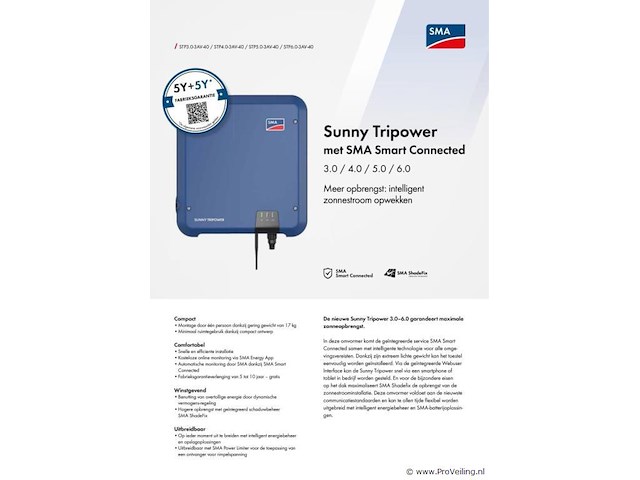 Sma sunny tripower 3.0 met 8 zonnepanelen - afbeelding 10 van  11