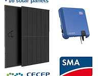 Sma sunny tripower 6.0 met 16 zonnepanelen