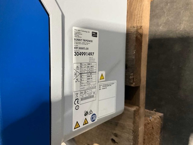 Sma sunny tripower stp 12000tl-20 omvormer - afbeelding 5 van  5