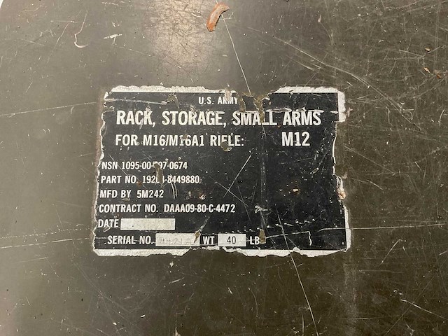 Small arms storage rack (3x) - afbeelding 2 van  6