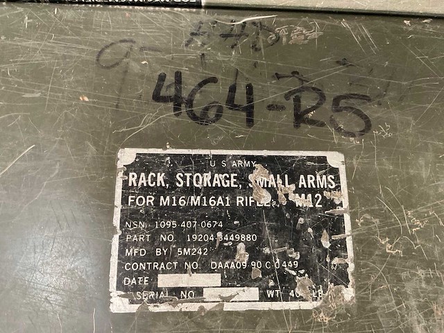 Small arms storage rack (6x) - afbeelding 4 van  5