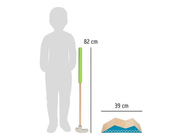Small foot minigolf set active - afbeelding 3 van  3