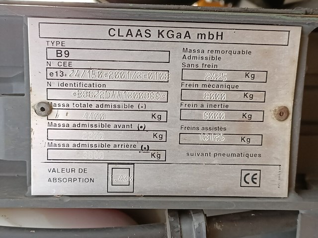 Smalspoor tractor, claas, nectis 247vl met maai hark installatie, 2009 - afbeelding 24 van  31