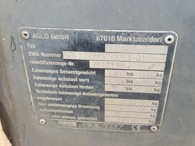 Smalspoor tractor, fendt, 211f vario tms, 2010 - afbeelding 26 van  39