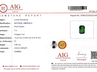 Smaragd - 5.80 carat natuurlijke smaragd - afbeelding 5 van  5