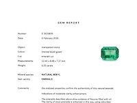 Smaragd - 6.33 carat echte natuurlijke smaragd - afbeelding 3 van  7