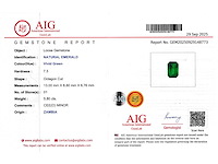 Smaragd 5.80 carat natuurlijke smaragd - afbeelding 6 van  6
