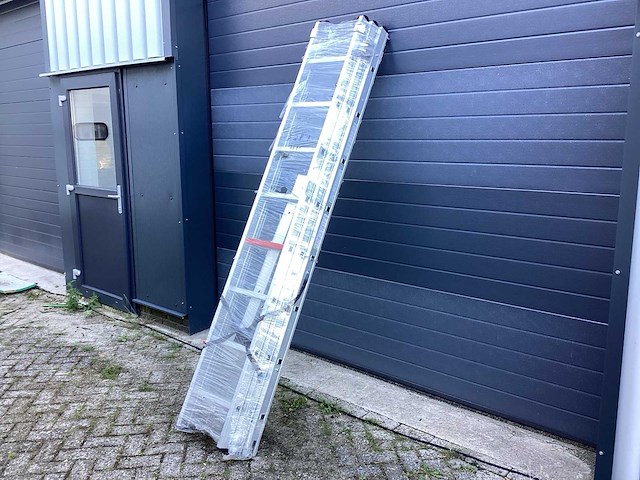 Smart level schuifladder prl3 - 3x8 aluminium - afbeelding 1 van  8