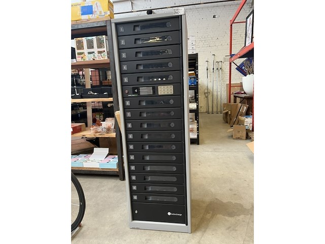 Smart locker, netwerkkluis, lockncharge, fuyl tower 15 - afbeelding 2 van  5