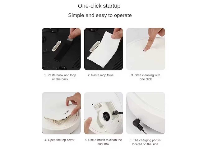 Smart robot 8028 robotstofzuiger (5x) - afbeelding 4 van  8