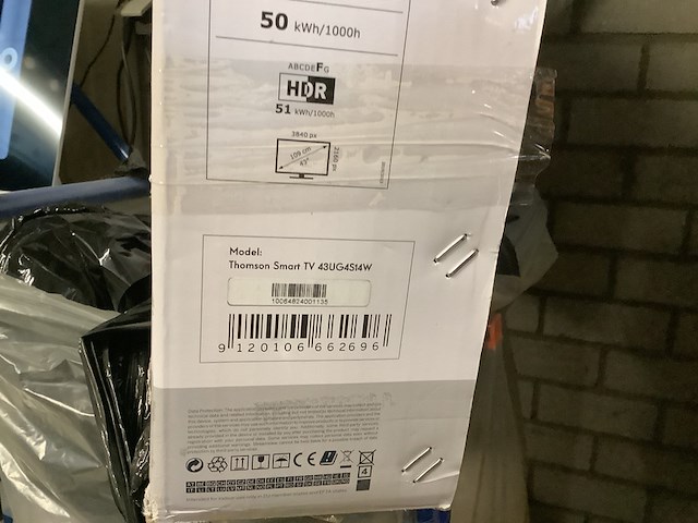 Smart tv uhd op voetjes 43 inch, thomson, 43ug4s14w, zwart - afbeelding 7 van  7