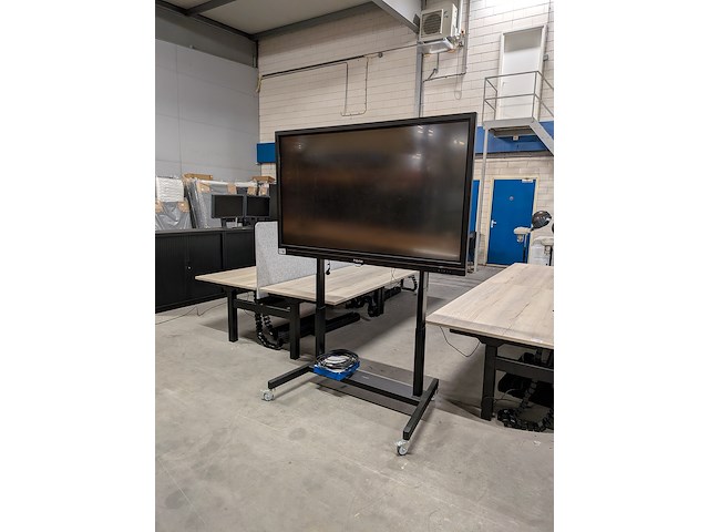 Smartboard op verrijdbaar onderstel, prowise, 1130650001, zwart - afbeelding 1 van  9