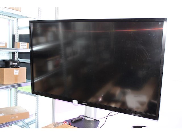 Smartboard samsung q875n-w (75 inch) op verrijdbaar statief met pen en afstandsbediening. - afbeelding 4 van  4
