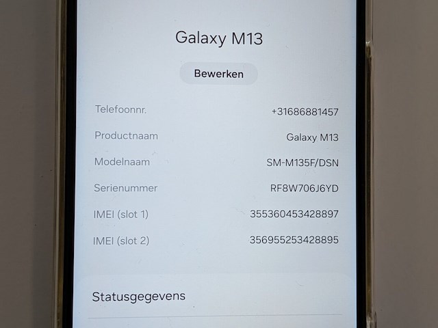 Smartphone, samsung, galaxy m13 64gb, 2022 - afbeelding 4 van  8