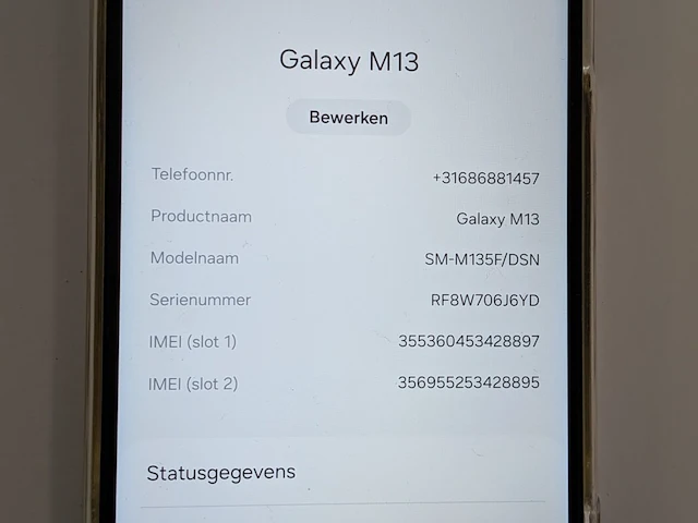 Smartphone, samsung, galaxy m13 64gb, 2022 - afbeelding 4 van  8
