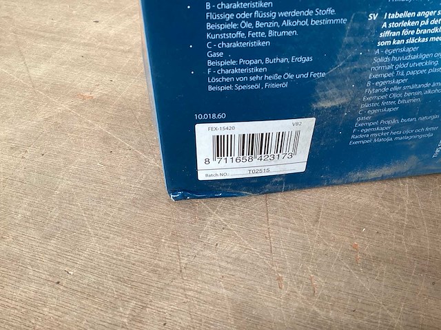 Smartwares diverse brandblussers (2x) - afbeelding 1 van  2