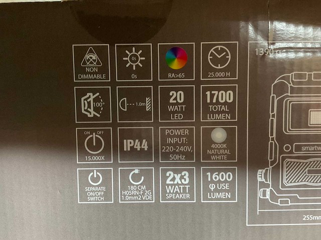 Smartwares fcl-76012 kluslamp (45x) - afbeelding 5 van  5