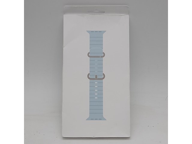 Smartwatch horlogeband, apple, 49 ice blue natural titanium ocean - afbeelding 1 van  7