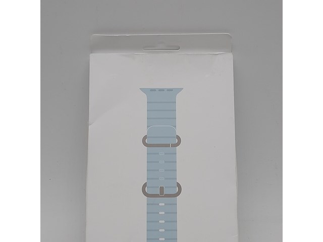 Smartwatch horlogeband, apple, 49 ice blue natural titanium ocean - afbeelding 2 van  7