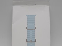 Smartwatch horlogeband, apple, 49 ice blue natural titanium ocean - afbeelding 2 van  7