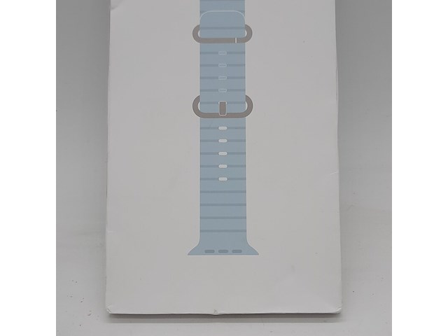 Smartwatch horlogeband, apple, 49 ice blue natural titanium ocean - afbeelding 3 van  7