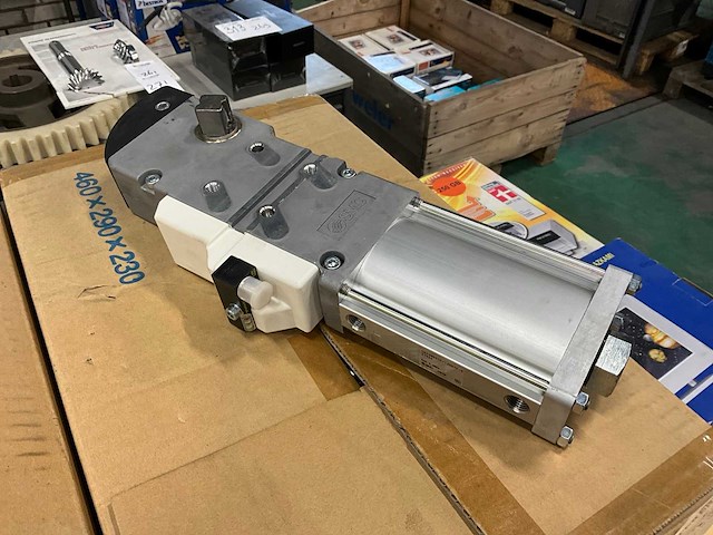 Smc ckz3n50tf-120dtf pneumatische actuator (2x) - afbeelding 1 van  3